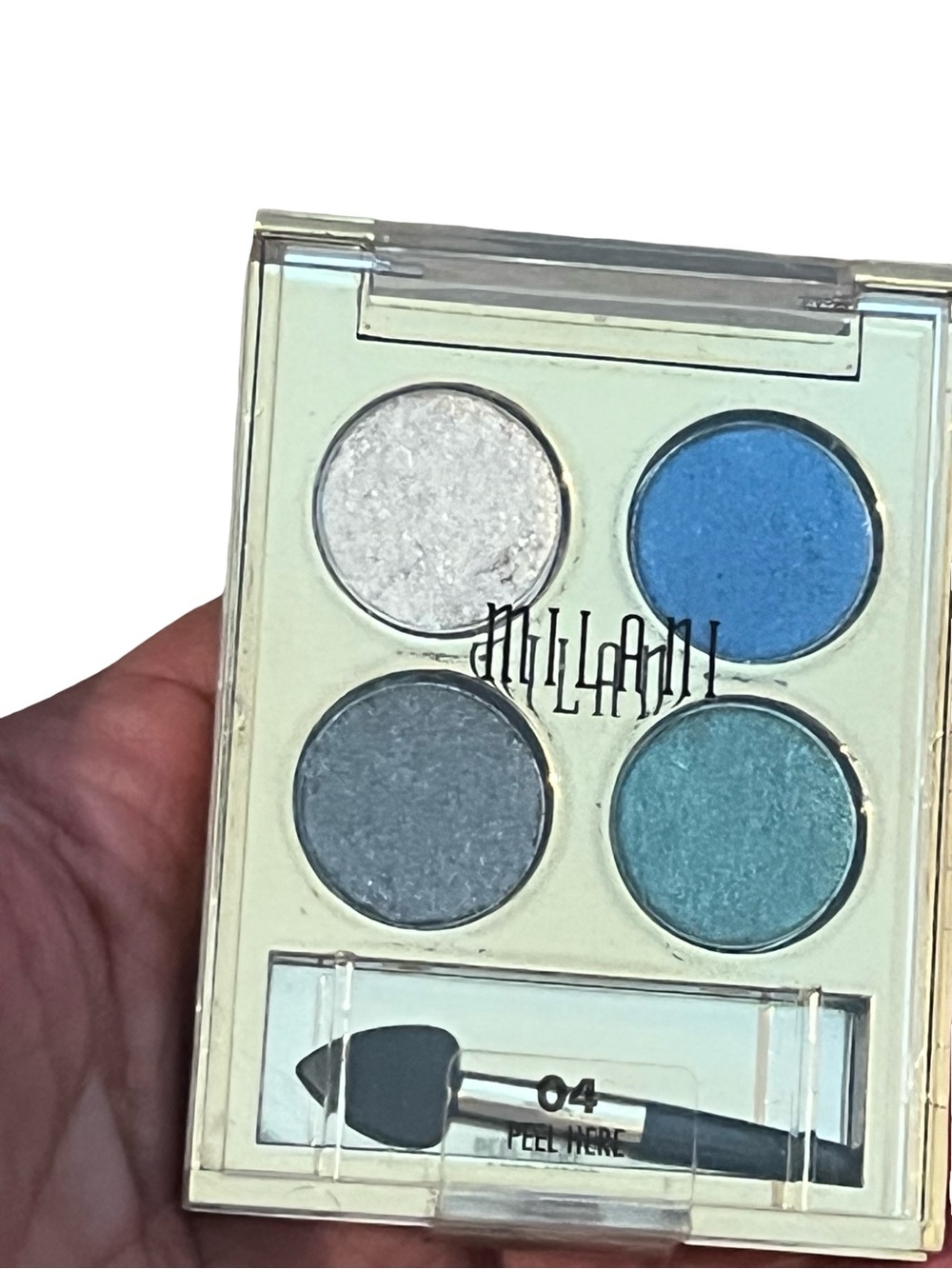 Milani Blue & Silver Shimmer Eyeshadow Quad FINAL PRICE DROP